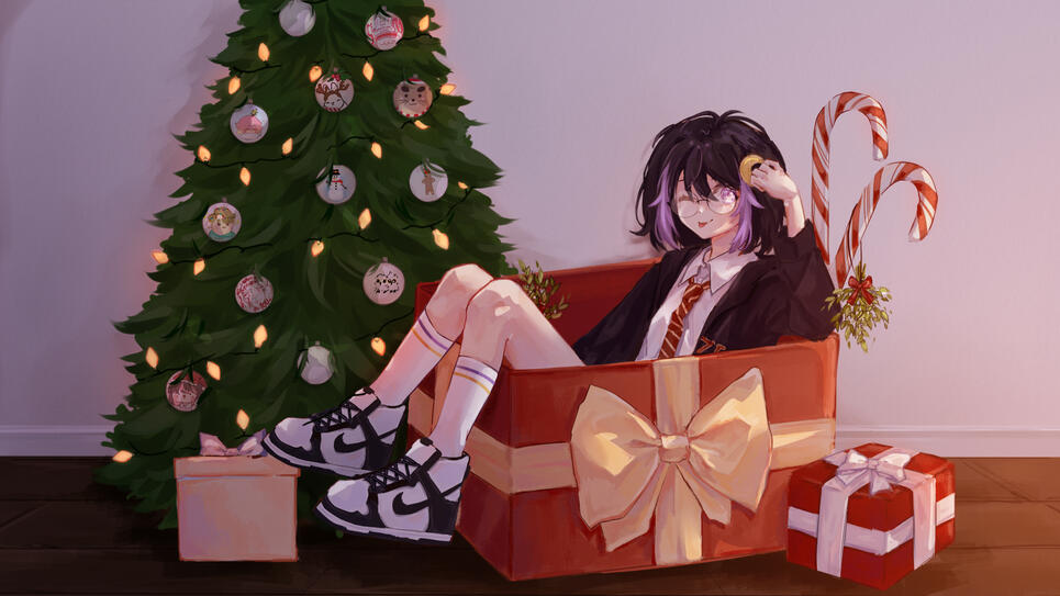 Art for Luna Asena christmas cover
